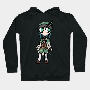 Venti Genshin Impact Simple Chibi Sticker And Others Hoodie